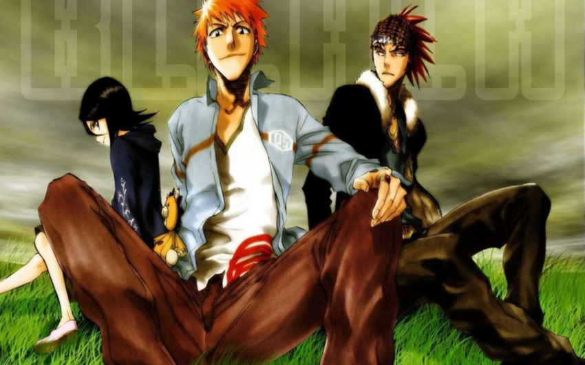 abarai_renji bleach kon kuchiki_rukia kurosaki_ichigo