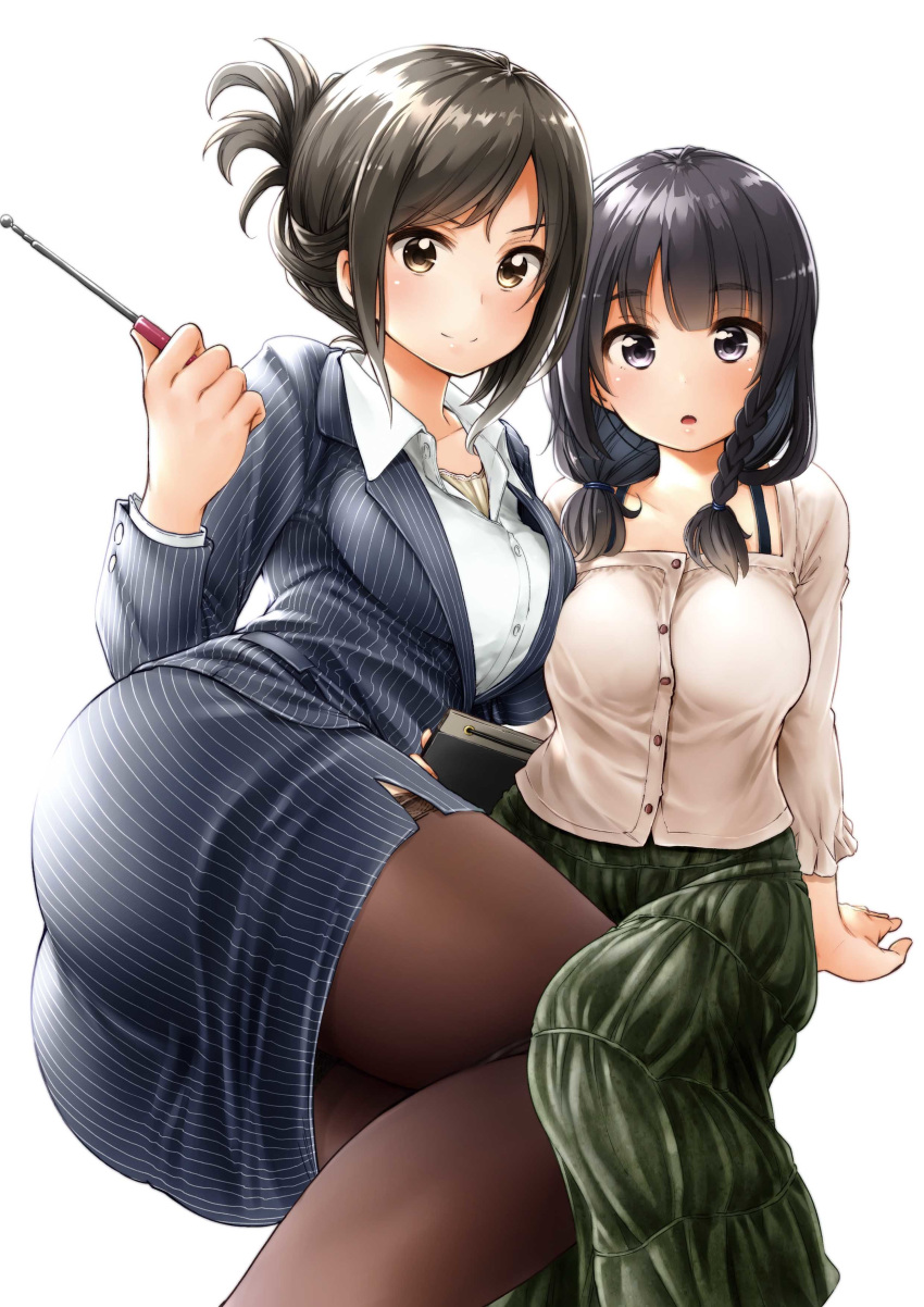 business_suit kojima_kana matsukaze_mayu nande_koko_ni_sensei_ga!? pantyhose soborou