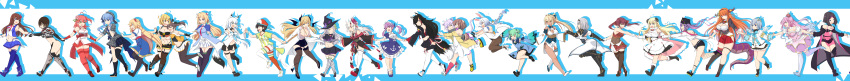 >_< 6+girls :3 :d ^^^ absurdres ahoge akai_haato akai_haato_(1st_costume) aki_rosenthal amane_kanata amane_kanata_(1st_costume) anchor_symbol angel_wings animal_ear_fluff animal_ears annotated arm_strap asymmetrical_legwear azki_(2nd_costume)_(hololive) azki_(hololive) back_bow bandeau bare_shoulders bat_hair_ornament beret bibi_(tokoyami_towa) black_bandeau black_choker black_coat black_gloves black_hair black_headwear black_pantyhose black_shorts black_skirt black_socks black_thighhighs black_tube_top blonde_hair blue_dress blue_eyes blue_hair blue_skirt blue_thighhighs bone_hair_ornament boots border bow braid breasts bridal_garter bridal_gauntlets brown_eyes brown_hair bug butterfly buttons capelet carnival_phantasm carrot_hair_ornament cat_ears cat_girl cat_tail choker cleavage cleavage_cutout closed_eyes clothing_cutout coat commentary crop_top crown demon_girl demon_horns demon_tail demon_wings detached_sleeves dog_ears dog_girl dog_tail double-breasted double_bun dragon_girl dragon_horns dragon_tail dress elbow_gloves english_commentary everyone feathered_wings fellows_(carnival_phantasm) flower fold-over_boots food-themed_hair_ornament fox_ears fox_girl fox_tail garter_belt glasses gloves gradient_hair green_eyes green_hair grey_dress hair_between_eyes hair_bun hair_flower hair_ornament hairclip hat headdress high-waist_skirt highres himemori_luna himemori_luna_(1st_costume) holding_another's_tail holding_hands hololive horns hoshimachi_suisei hoshimachi_suisei_(1st_costume) houshou_marine houshou_marine_(1st_costume) hug incredibly_absurdres inugami_korone inugami_korone_(1st_costume) jacket japanese_clothes jumping kiryu_coco kiryu_coco_(1st_costume) large_breasts leg_up lineup long_hair looking_at_another low_twintails mask mask_on_head medium_breasts megaphone midriff minato_aqua minato_aqua_(1st_costume) mini_crown multicolored_hair multiple_girls murasaki_shion murasaki_shion_(1st_costume) nakiri_ayame nakiri_ayame_(1st_costume) natsuiro_matsuri natsuiro_matsuri_(1st_costume) navel neckerchief necktie nekomata_okayu obi one_eye_closed one_side_up ookami_mio oozora_subaru open_clothes open_coat open_jacket open_mouth out_of_frame panties pantyhose peaked_cap pelvic_curtain pink_dress pink_hair plaid plaid_dress plaid_headwear playboy_bunny pleated_skirt pointy_ears ponytail puffy_sleeves purple_eyes purple_hair rabbit_ears rabbit_girl rabbit_tail red_eyes red_hair red_skirt roboco-san sakura_miko sakura_miko_(old_design) saliva sash see-through see-through_dress sesield sheep_horns shirakami_fubuki shirakami_fubuki_(1st_costume) shiranui_flare shiranui_flare_(old_design) shirogane_noel shirt shoes short_hair shorts side-tie_panties side_braid sidelocks silhouette simple_background skin-covered_horns skirt skull_hair_ornament sleeveless sleeveless_dress sleeveless_shirt smile socks star_(symbol) star_hair_ornament stomach strapless striped_clothes striped_thighhighs sweatdrop tail tail_grab thigh_boots thigh_strap thighhighs tokino_sora tokino_sora_(1st_costume) tokoyami_towa tokoyami_towa_(1st_costume) tsunomaki_watame tsunomaki_watame_(1st_costume) tube_top twin_braids twintails underwear uneven_legwear uruha_rushia uruha_rushia_(1st_costume) usada_pekora usada_pekora_(1st_costume) vertical-striped_clothes vertical-striped_thighhighs virtual_youtuber walking wavy_mouth white_background white_coat white_dress white_gloves white_hair white_jacket white_skirt wide_image wings witch_hat xd yellow_eyes yellow_shirt yozora_mel yuzuki_choco yuzuki_choco_(1st_costume) zettai_ryouiki