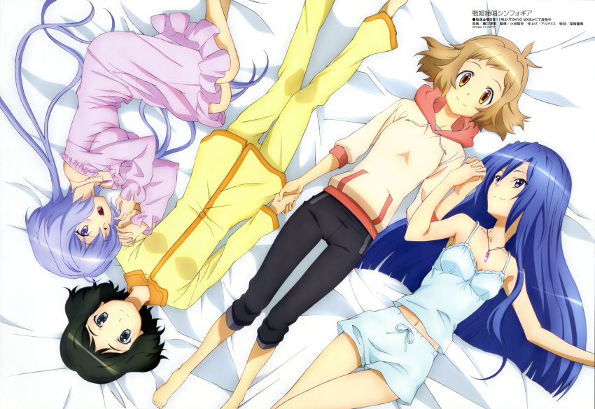 kazanari_tsubasa kohinata_miku senki_zesshou_symphogear tachibana_hibiki tagme yukine_chris