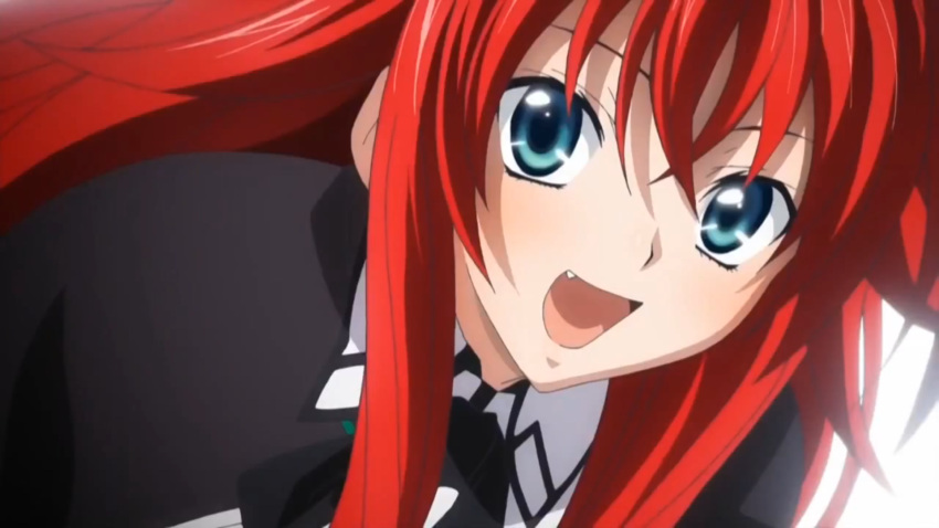 absurdres ahoge blue_eyes female highschool_dxd long_hair red_hair rias_gremory shitapai