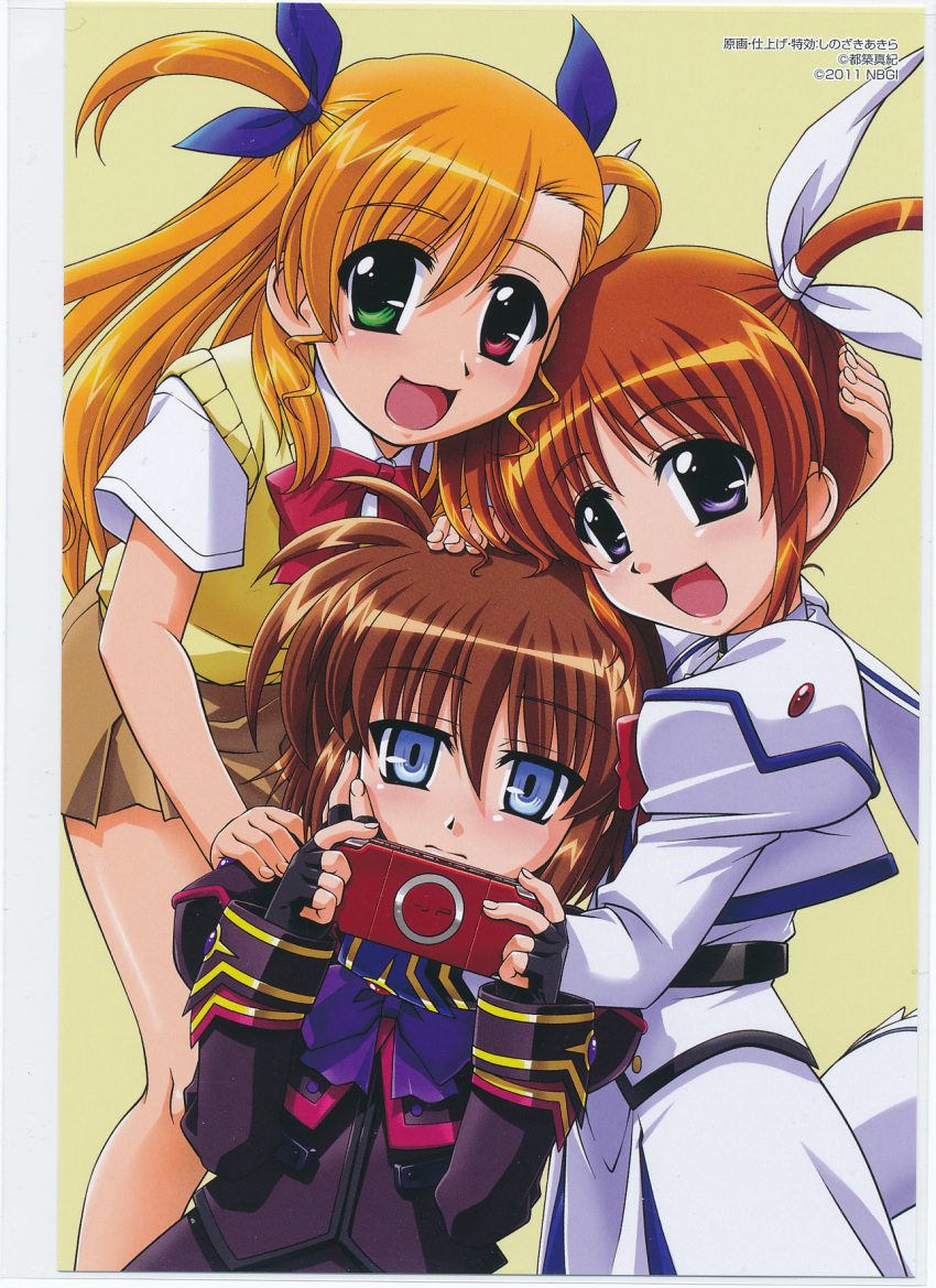 mahou_shoujo_lyrical_nanoha mahou_shoujo_lyrical_nanoha_a's_the_gears_of_destiny material-s shinozaki_akira takamachi_nanoha vivio