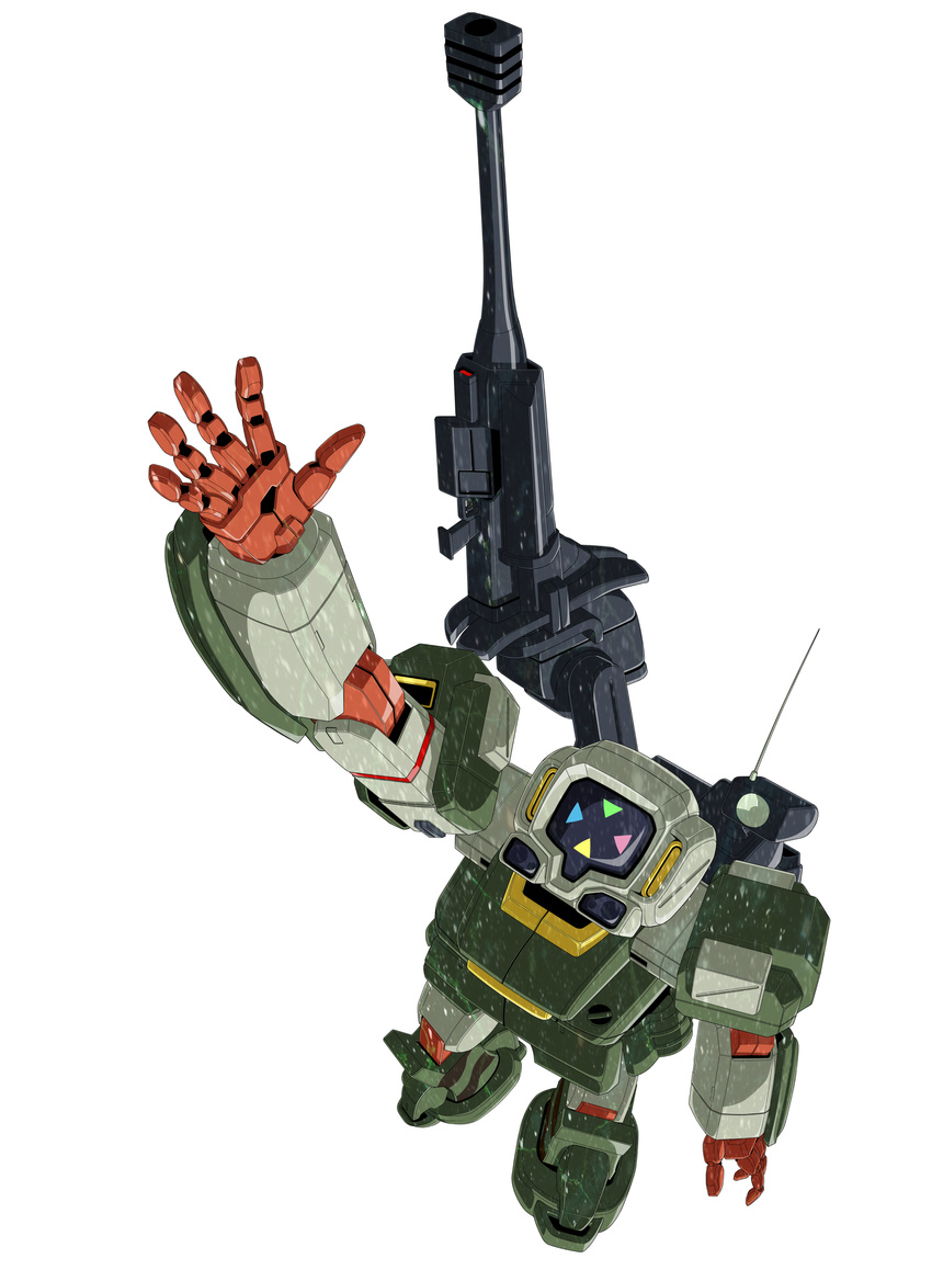 absurdres antennae beam_rifle boxy commentary_request energy_gun gundam gundam_g_no_reconguista highres mecha no_humans recksnow robot science_fiction solo weapon white_background