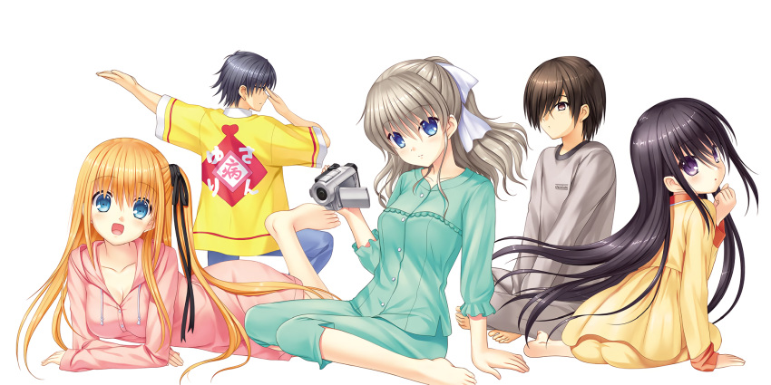 charlotte cleavage feet key na-ga nishimori_yusa otosaka_ayumi otosaka_yuu tagme takajou_joujirou tomori_nao