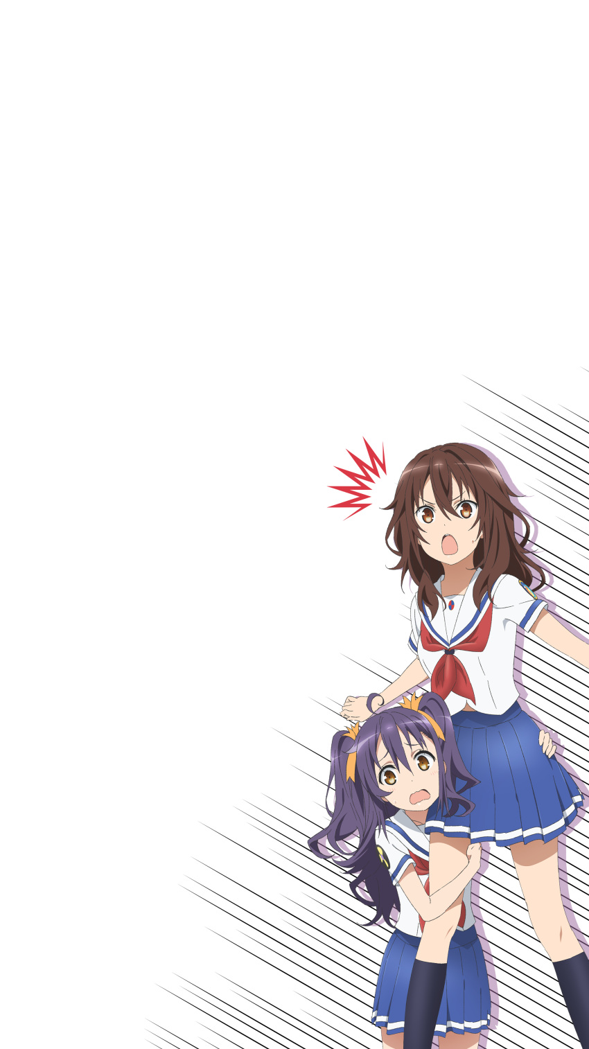 high_school_fleet kuroki_hiromi seifuku suruga_runa tagme transparent_png