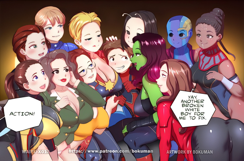 11girls 11girls1boy 1boy 2019 2019s 2d 6+girls age_difference alien alien/human alien_girl alien_humanoid all_fours alpha_male alternate_version_available ant-man_(series) arm_grab army ass aunt_and_nephew avengers avengers:_endgame bald bald_female bed behind_the_scenes big_ass big_breasts black_eyebrows black_eyes black_hair black_panther_(series) black_widow_(marvel) blonde blonde_eyebrows blonde_hair blue-skinned_female blue_body blue_eyes blue_skin blush bodysuit bokuman breaking_the_fourth_wall breasts brown_eyebrows brown_eyes brown_hair bulge cameltoe captain_marvel carol_danvers cleavage clothed clothed_female clothed_male clothing curvy dark-skinned_female dark_skin dialog dialogue director diverse_harem domination drooling embarrassed english english_dialogue english_text eyelashes_visible_through_hair eyes facial_tattoo female female/male female_focus femdom fully_clothed gamora gangbang ginger ginger_hair glasses green-skinned_female green_body green_eyes green_eyes_female green_skin group guardians_of_the_galaxy hair hand_on_another's_head hand_on_head hands_on_another's_head hands_on_head happy harem head_grab hero_costume heroine hi_res holding hope_van_dyne huge_ass huge_boobs huge_breast huge_butt huge_tits human human_male humanoid humanoid_hands imminent_gangbang imminent_sex incest interracial interspecies iron_man_(series) large_ass large_breasts legs licking_lips light-skinned_female light-skinned_male light_skin lipstick long_hair looking_at_another looking_at_partner male male/female male_human male_human/female_alien male_human/female_humanoid malesub mantis_(marvel) marvel marvel_cinematic_universe mature may_parker milf military military_uniform multiple_girls natasha_romanoff nebula_(marvel) nervous nipple_bulge older_female older_woman_and_younger_boy open_eyes open_mouth panties peggy_carter pepper_potts peter_parker pony_tail ponytail ponytail_female ponytails princess purple_hair red_eyebrows red_hair red_hair_female red_lips red_lipstick rescue_(marvel) reverse_gangbang royalty saliva scarlet_witch shimaidon shiny_clothes shiny_hair shiny_skin short_hair shuri_(marvel) shy simple_background smile solo_male speech_bubble spider-man spider-man_(series) stepsister straight straight_hair submissive superhero superheroine surrounded talking talking_to_another talking_to_partner tattoo teeth teeth_clenched text text_bubble thick_ass thick_butt thick_legs thick_lips thick_thighs thighs tongue tongue_out unmasked wanda_maximoff wasp_(marvel) zehoberei