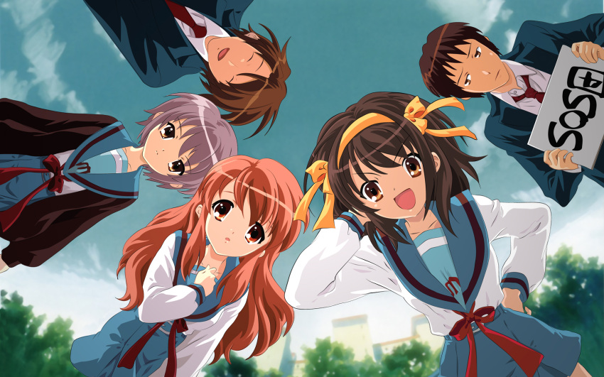 asahina_mikuru haruhi koizumi_itsuki kyon nagato_yuki suzumiya_haruhi suzumiya_haruhi_no_yuuutsu