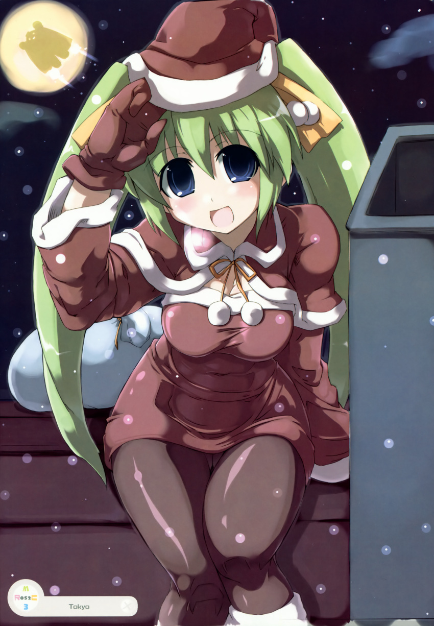 christmas cleavage melon-chan melonbooks pantyhose tokyo