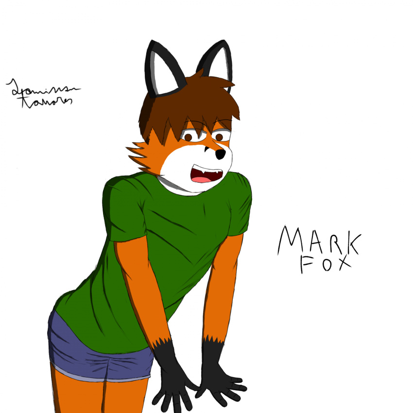 anthro canid canine digital_media_(artwork) femboy fox hi_res jamisson_tavares looking_at_viewer male mammal mark_fox naughty_face open_mouth pose smile solo standing