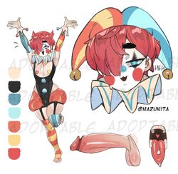 adoptable balls clown clown_boy erection femboy male male_only nazunita penis reference_image tongue_piercing rating:Explicit score:64 user:Patts