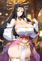  ai_generated big_breasts code_geass iceflower-art sumeragi_kaguya  rating:explicit score: user:bot