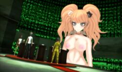  big_breasts blonde_hair danganronpa danganronpa_2:_goodbye_despair edited giant junko_enoshima nude nude_female shianfdc  rating:explicit score: user:shianfdc