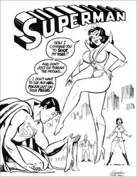 boots boots_removed cape carol_ferris clark_kent cleavage comic_cover cover dc dc_comics dominant_female feet female femdom green_lantern_(series) high_heels joe_gravel large_breasts male malesub monochrome parody public speech_bubble star_sapphire_(dc) star_sapphire_corps submissive_male superhero superman superman_(series) supervillain rating:Safe score:11 user:vaizard