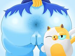 2girls adventure_time anus ass big_ass big_butt blue_skin bottomless butt cake_the_cat cartoon_network fat_ass fat_butt feline female female_only huge_ass huge_butt ice_queen_(adventure_time) itsme_hilo lifting_dress looking_at_viewer pussy thick_ass thick_butt warner_brothers wink winking_at_viewer rating:Explicit score:35 user:awsawsaws