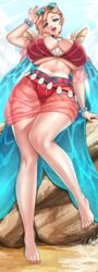 1girls absurd_res alternate_breast_size alternate_costume ashe_(league_of_legends) barefoot beach bikini blue_eyes bracelet cleavage curvy earrings female_only huge_breasts large_filesize league_of_legends looking_at_viewer ocean_song_ashe ryuukusnpaiarts skindentation solo sunglasses_on_head thick_thighs underboob voluptuous wide_hips rating:Questionable score:109 user:fuzneck