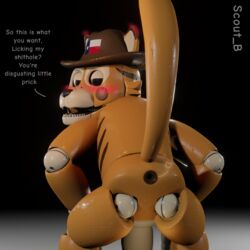 absurd_res absurdres animatronic animatronics anus anus_peek ass bending bending_forward bending_over blender blender_(software) blush brown_anus brown_tail cowboy_hat dick ear_blush english english_text fazbear_fanverse fazbear_frights five_nights_at_freddy's fnaf furry furry_male furry_only george george_(jolly) george_(jolly4) george_goodtime(jolly) george_nudes george_nudity georgenudes georgenudity gloves hat high_resolution highres jolly jolly_(game) jolly_4 lonner_(artist) male/male male_focus male_only non-human nude nude_male nudity nudity_goodtime orange_ears orange_eyes orange_hair orange_tail rendered robot scout_b(artist) sniffing_anus sniffing_ass tail tail_lift texas texas_flag tiger tiger_ears tiger_tail rating:Explicit score:11 user:Scout_B