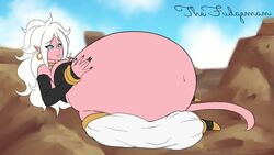 android_21 android_21_(evil) android_21_(good) animated big_belly digestion digestion_noises dragon_ball dragon_ball_fighterz dragon_ball_z female_pred female_prey implied_digestion majin_android_21 mp4 oral_vore pink_skin same_size_vore sound stomach_noises struggling struggling_prey tagme the_fudgeman unwilling_prey video vore vore_belly white_hair rating:Explicit score:228 user:DoomGuyITA