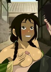 assertive assertive_female avatar_the_last_airbender biting_lip biting_own_lip blush braided_twintails breast_grab breast_squeeze breasts clothing disguise eye_of_the_beholder female huge_breasts in_heat jin_(avatar) large_breasts looking_at_another looking_pleasured lust male male/female outdoors paizuri penis sitting straight titjob unseen_male_face zuko rating:Explicit score:72 user:heYpetah