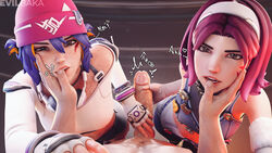 1boy 2girls 3d antifragile_dazzle antifragile_kira-kira black_choker blizzard_entertainment choker clothed_female clothed_female_nude_male d.va evilbaka finger_on_lip hana_song headphones headphones_around_neck holding_penis kiriko_(overwatch) kiriko_kamori large_penis le_sserafim looking_at_viewer nude_male overwatch overwatch_2 pov pov_eye_contact tagme rating:Explicit score:747 user:usuallyhappybutsometimessad