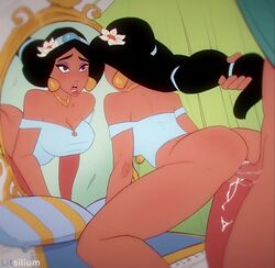 1boy 1girls 2d 2d_animation aladdin animated ass big_breasts black_hair braided_ponytail breasts chest cleavage creampie cum cum_drip cum_in_pussy cum_inside cum_leaking dark-skinned_female dark_skin disney disney_princess doggy_style doggystyle dress female flower_in_hair full_cleavage hair_accessory hair_pull jellyfishjubilee large_breasts legs litsilium middle_eastern mirror moaning mp4 open_mouth penis princess_jasmine pussy reflection saberwolf8 sex sound spread_legs straight tagme taken_from_behind thighs topwear unprotected_sex vagina vaginal_penetration video voice_acted rating:Explicit score:656 user:Mivaza