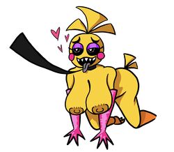  animatronic animatronic_female dustlord female_focus female_only five_nights_at_freddy's five_nights_at_freddy's_2 heart-shaped_pupils huge_breasts leash redraw tongue_out toy_chica_(fnaf) toy_chica_(love_taste)  rating:explicit score: user:dustlord