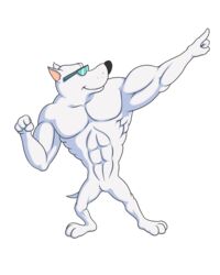  2023 4:5 abs absurd_res alpha_channel anthro arnold_the_pit_bull biceps biped black_nose canid canine canis closed_smile cropped_ears domestic_dog eyewear eyewear_only featureless_chest featureless_crotch front_view gesture glasses glasses_only hand_gesture hi_res male mammal minum mouth_closed muscular muscular_male nude pecs pit_bull plantigrade pointing pose smile solo sunglasses tiny_toon_adventures warner_brothers wearing_glasses 