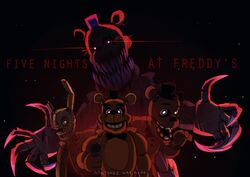  absurd_res animatronic anthro bear english_text five_nights_at_freddy&#039;s five_nights_at_freddy&#039;s_3 five_nights_at_freddy&#039;s_4 freddy_(fnaf) glowing glowing_eyes hi_res lagomorph leporid machine mammal nightmare_freddy_(fnaf) rabbit robot scottgames springtrap_(fnaf) text 