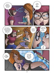  angry brown_hair comic crossover disney family_guy female glasses green_eyes human kartoon_warz_#2:_bikini_party kim_possible kimberly_ann_possible large_breasts mad meg_griffin orange_hair reddyheart redhead short_hair 