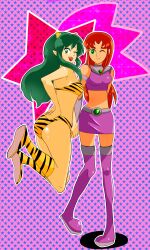  alien cartoon_network crossover dc_comics lum red_hair starfire teen_titans urusei_yatsura 