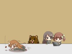  2ch bear brown chibi computer fukuzawa_yumi get maria-sama_ga_miteru ogasawara_sachiko pedobear toudou_shimako 