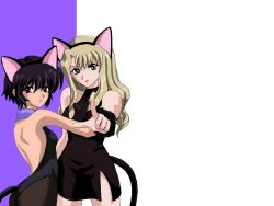  animal_ears catgirl mireille_bouquet noir yuumura_kirika 