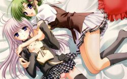  nishimata_aoi panties primula shigure_asa shuffle skirt underwear 