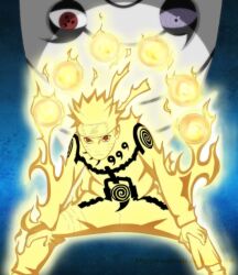  blonde_hair demon highres jinchuuriki kyuubi kyuubi_(naruto) male male_focus mestillnutz multiple_tails naruto naruto_shippuuden red_eyes rinnegan sharingan short_hair spiked_hair spiky_hair tobi uchiha_madara uzumaki_naruto whiskers 