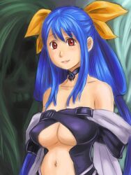  arc_system_works blue_hair dizzy female girl guilty_gear long_hair red_eyes smile 