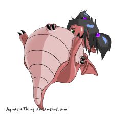  american_dragon:_jake_long anthro belly claws disney dragon female haley_long hand_on_belly inflation membrane_(anatomy) membranous_wings mythological_creature mythological_scalie mythology scalie simple_background solo susfishous tail white_background wings young young_anthro 