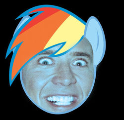  2013 equid equine friendship_is_magic hair hasbro horse mammal my_little_pony nicolas_cage pony rainbow_dash_(mlp) smile what what_has_science_done 