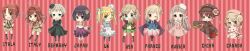  america canada chibi china dress france germany hetalia_axis_powers japan kazuneko_bimoe north_italy rule_63 russia south_italy united_kingdom 