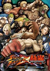  abel_(street_fighter) bob_(tekken) chun-li craig_marduk guile jin_kazama ken_masters king_(tekken) nina_williams ryu street_fighter tekken 