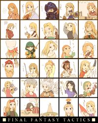  6+girls ^^^ agrias_oaks alma_beoulve alma_beoulve_(cosplay) animal_ears annotated archer_(fft) arithmetician_(fft) armor bad_id bad_pixiv_id black_mage_(fft) black_mage_(final_fantasy) chemist_(fft) cosplay costume_switch dancer_(fft) dancer_(final_fantasy) dark_knight_(fft) dragoon_(fft) everyone fake_animal_ears final_fantasy final_fantasy_tactics geomancer_(fft) knight_(fft) mask meliadoul_tengille milleuda_folles mime_(fft) momigara_(mmgrkmnk) monk_(fft) multiple_girls mystic_(fft) ninja_(fft) onion_knight onion_knight_(fft) orator_(fft) ovelia_atkascha pinky_out rapha_galthena reis_duelar samurai_(fft) squire_(fft) summoner_(fft) sword thief_(fft) thumbs_up tietra_heiral time_mage time_mage_(fft) translation_request ultima_(fft) ultima_(fft)_(cosplay) weapon weights white_mage_(fft) white_mage_(final_fantasy) 