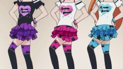  amamiya_rhythm amamiya_rizumu animated animated harune_aira long_hair lowres pretty_rhythm pretty_rhythm_aurora_dream skirt syn_sophia takamine_mion 