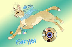  african_cat anklet big_ears blue_eyes bracelet carnivore clothing color_wheel conditional_dnp eye_sample felid feline female feral fur glistening glistening_eyes gold_(metal) gold_jewelry happy hi_res jewelry lynxbrush mammal markings model_sheet open_mouth pallet paua_shell paua_shell_bracelet pink_nose safyra_(bahati_whiteclaw) sandy_fur scarf serval simple_coloring smile solo sparkles sparkling_clothing sparkling_scarf spots spotted_body spotted_fur tan_body tan_fur teeth translucent translucent_clothing 