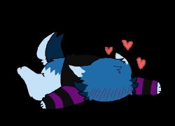  animated anthro bellsosu_(fursona) blue_body blue_fur blush canid canine canis clothed clothing colored digital_drawing_(artwork) digital_media_(artwork) facial_tuft female fur happy heart_symbol jewelry mammal markings necklace short_playtime sosu-the-blue-wolf tail tuft white_body white_fur wolf 