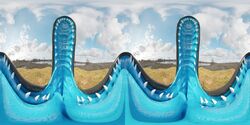  2:1 360_fov 3d_(artwork) absurd_res ambiguous_gender ambiguous_pred blue_insides blue_mouth blue_tongue cloud cross_eye_stereogram detailed_background digital_media_(artwork) dinosaur extinct feral first_person_view fisheye_lens hi_res huge_filesize nature nature_background open_mouth oral_vore outside picture_frame prehistoric_species racf92 reptile scalie side_by_side_stereogram sky smaller_version_at_source solo stereogram stereographic_panorama teeth tongue unfinished vore ziina 