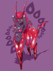 arthropod arthropod_taur breasts female fukurou_ya generation_5_pokemon midriff myriapod nintendo pokemon pokemon_(species) pokemon_taur scolipede solo taur taurification taurified