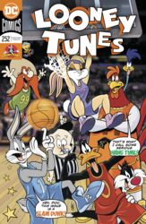  2019 absurd_res anatid anseriform anthro avian ball basketball basketball_(ball) basketball_court basketball_hoop basketball_uniform bird blonde_hair blue_eyes buckteeth bugs_bunny cheek_tuft chicken clothing cover cover_art cover_page daffy_duck david_alvarez dc_comics dipstick_tail domestic_cat domestic_pig duck english_text facial_tuft felid feline felis female foghorn_leghorn footwear fur galliform gallus_(genus) group hair hi_res human lagomorph leghorn_chicken leporid lola_bunny looking_at_viewer looney_tunes male mammal markings multicolored_body multicolored_fur multicolored_tail open_mouth open_smile phasianid porky_pig rabbit referee road_runner_(looney_tunes) scott_gross scut_tail shirt shoes short_tail signature smile sports_uniform sportswear standing suid suina sus_(pig) sylvester_(looney_tunes) tail tail_markings tank_top teeth text text_on_clothing text_on_shirt text_on_tank_top text_on_topwear tongue tongue_out topwear tuft tweety_bird two_tone_body two_tone_fur uniform url warner_brothers whistle_(disambiguation) 