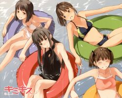  aihara_nana bikini crease futami_eriko kamo kimi_kiss sakino_asuka shijo_mitsuki swimsuits 