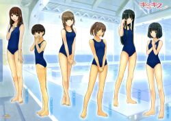  bleed_through futami_eriko hoshino_yuumi kimi_kiss mizusawa_mao sakino_asuka satonaka_narumi shijo_mitsuki swimsuits takayama_kisai 