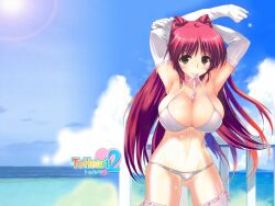  bikini high_res kousaka_tamaki mizugi tagme to_heart_2 wallpaper 