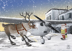  2020 aircraft airplane antlers beard black_clothing black_footwear black_handwear black_hooves black_mittens black_shoes blue_sky bottomwear brown_body brown_fur building christmas christmas_clothing christmas_headwear clothed clothing coat conditional_dnp deer detailed_background digital_drawing_(artwork) digital_media_(artwork) duo eyebrows facial_hair footwear fur gradient_sky grey_antlers grey_body grey_fur halter handwear harness hat headgear headwear holidays hooves horn human licking_object male mammal mittens moustache multicolored_sky new_world_deer outside pants propeller red_bottomwear red_clothing red_coat red_harness red_hat red_headwear red_pants red_topwear reindeer santa_claus santa_hat scut_tail shaded short_tail sky snow snowing tail tani_da_real thick_eyebrows tongue tongue_stuck topwear two_tone_sky vehicle white_beard white_eyebrows white_facial_hair white_mustache winter yellow_sky 