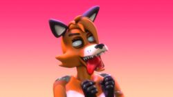  16:9 3d_(artwork) 5_fingers animatronic anthro canid canine digital_media_(artwork) fan_character female fingers five_nights_at_freddy&#039;s fox foxy_(fnaf) foxy_(psychojohn2) front_view gold97fox gradient_background hair happy hi_res machine mammal no_pupils nude open_mouth orange_body orange_hair pink_background robot scottgames sharp_teeth simple_background solo source_filmmaker_(artwork) teeth tongue tongue_out widescreen 